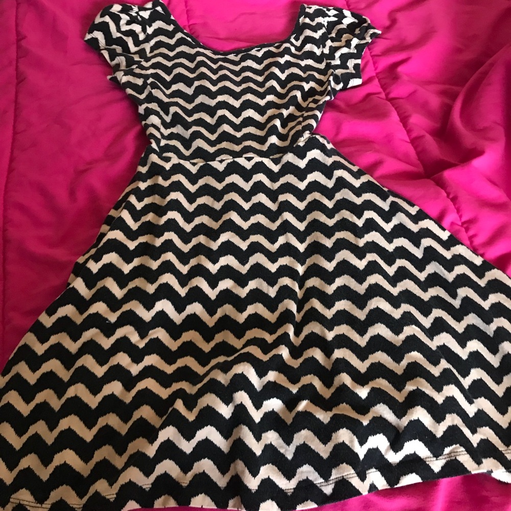 Pattern Skater Dress
